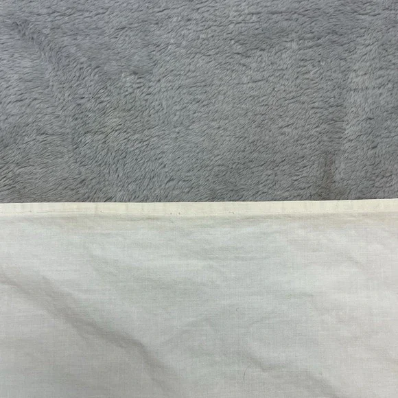 Vtg MCM Bird Applique Coverlet Sheet Full Double White Blue Cotton Scallop Hem - Picture 5 of 16